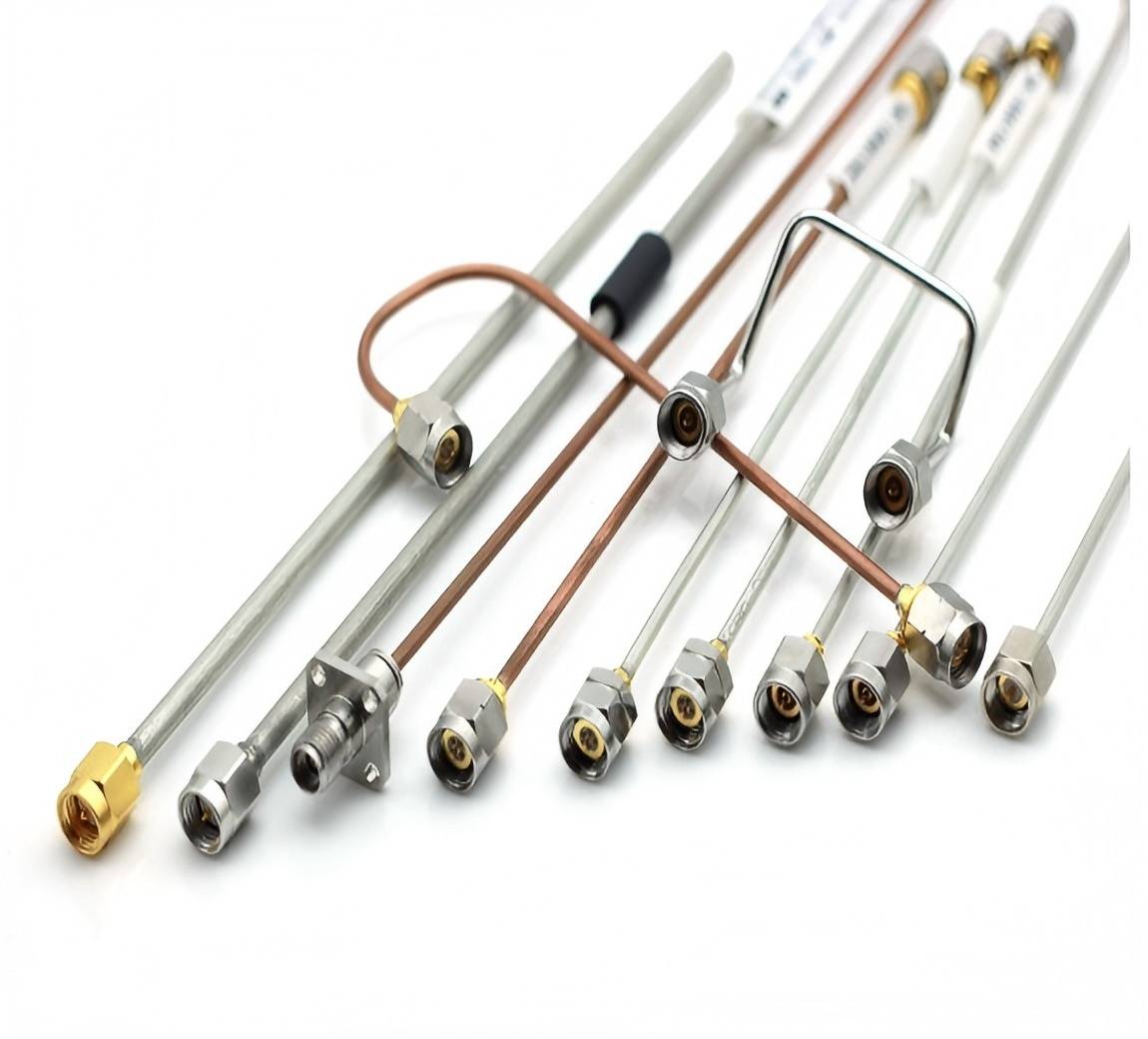 Low loss semi-rigid cable assembly